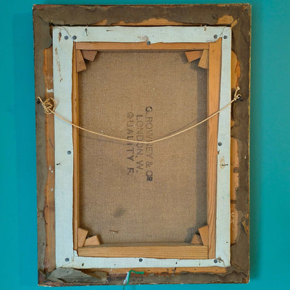 A portrait of a haggard sea captain at the helm, steering a ship