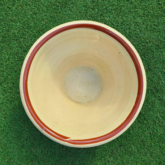 A Large English Victorian Dairy Bowl