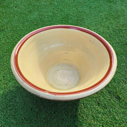 A Large English Victorian Dairy Bowl